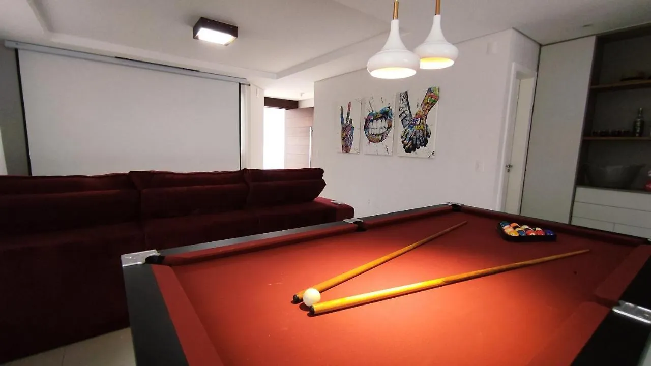 בית נופש Florianópolis Casa 4 Quartos Com Piscina E Jacuzzi Em Jurere ברזיל